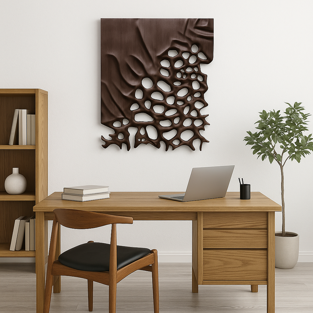 Ethereal Veins - Wood Art