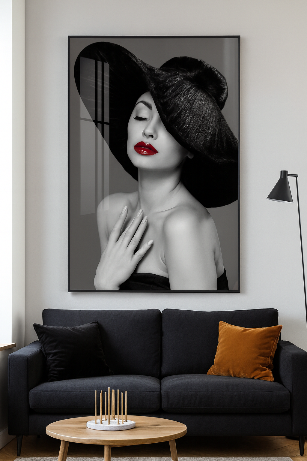Crimson Mystique - Glass Art