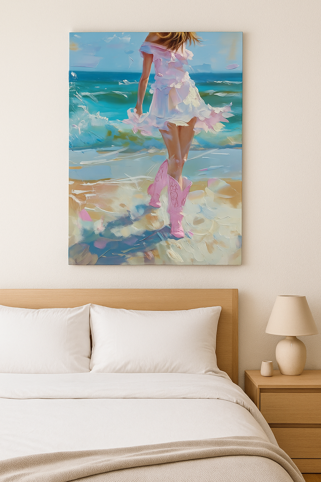 Cowgirl Coastline - Canvas