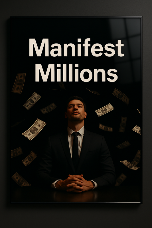 Manifest Millions - Glass Art