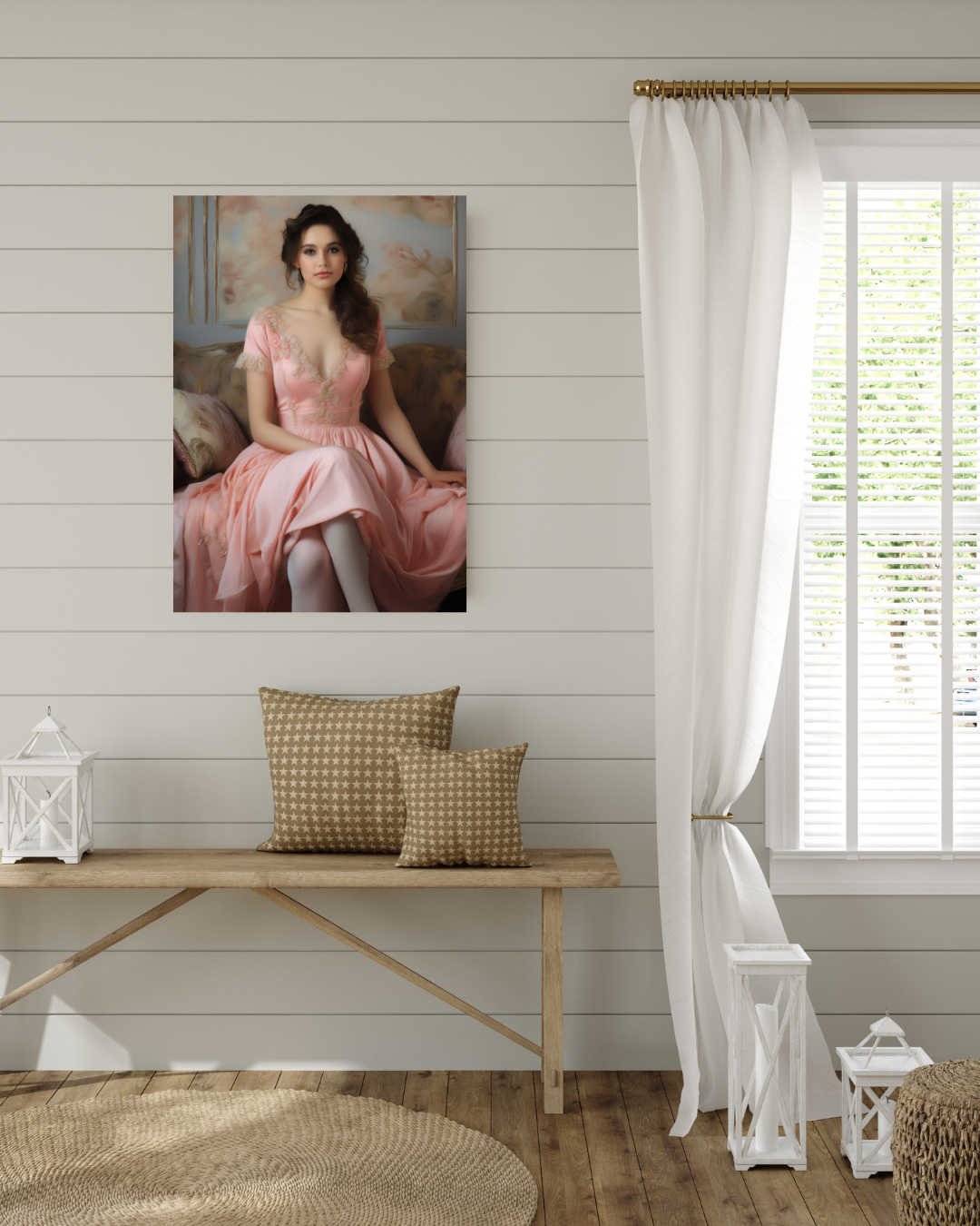 Blush Elegance - Canvas