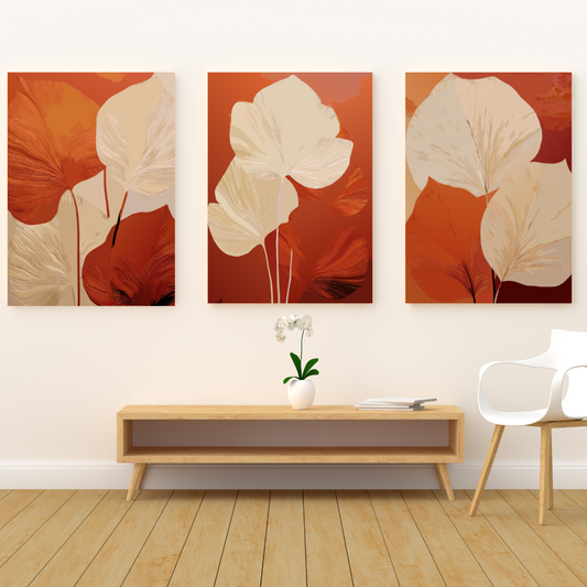 Autumn Grace - Set of 3 (Canvas)
