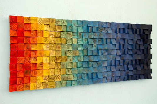 Aurora Horizon - Wood Art