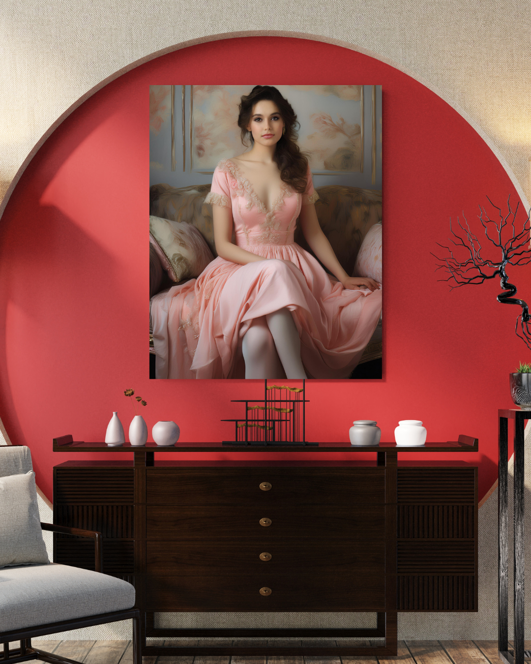 Blush Elegance - Canvas