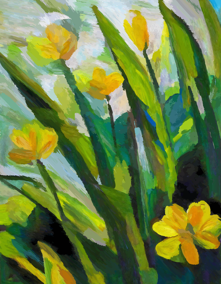 Verdant Whispers - Set of 3(Canvas)