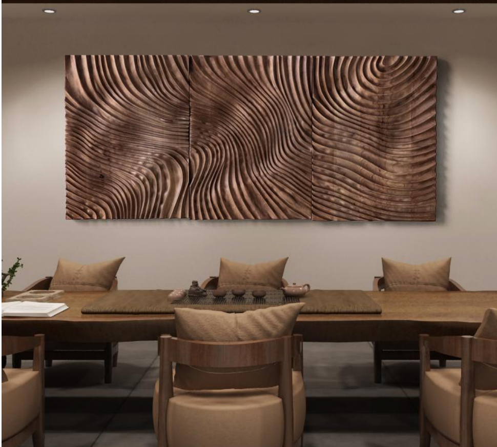 Waveform Essence - Wood Art