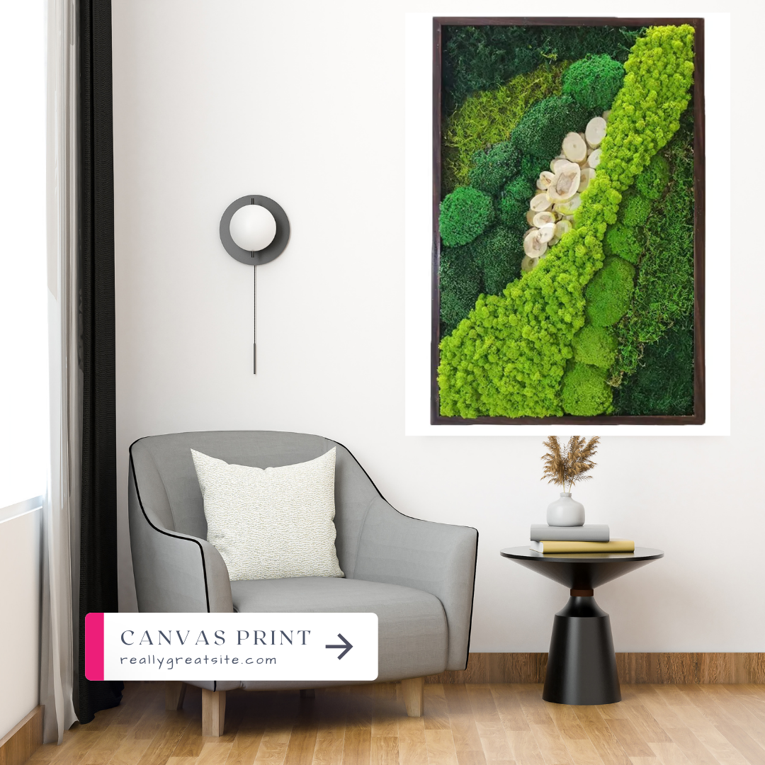 Coastal Canopy - Moss Art