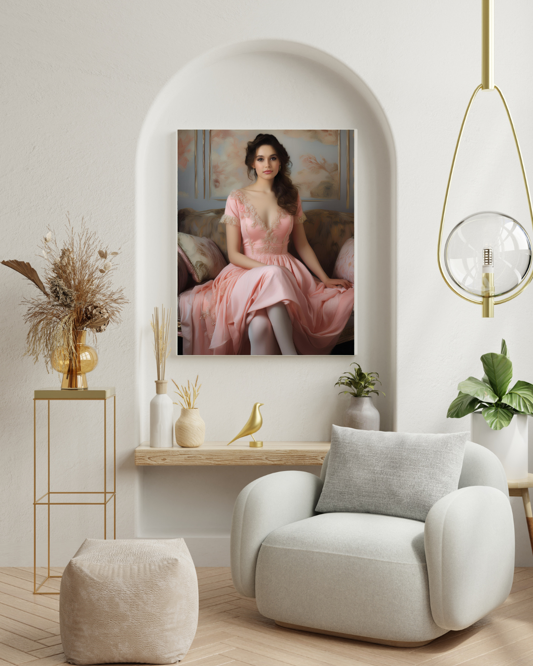 Blush Elegance - Canvas